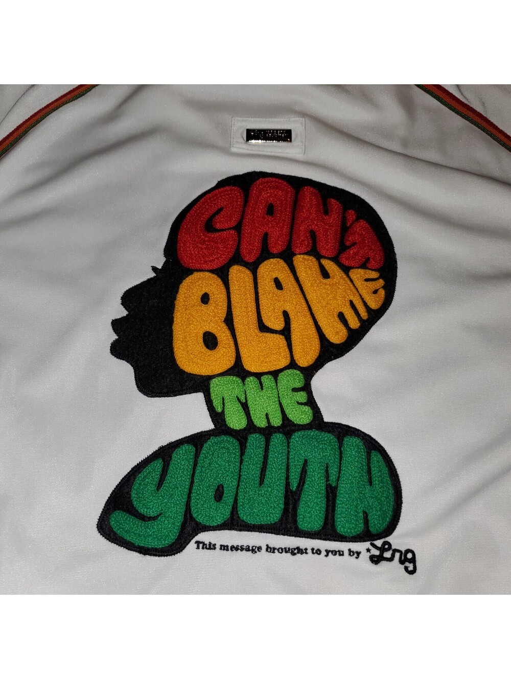 Sz LARGE Lifted Research Group LRG Cant Blame The Youth Full-Zip Jacket Rasta